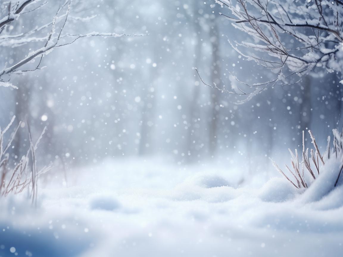 雪落无声，绘就冬日画卷