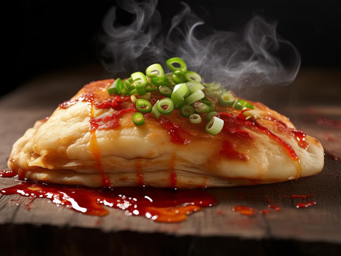 手抓饼的魅力，如何通过色彩与构图吸引食客的味蕾？