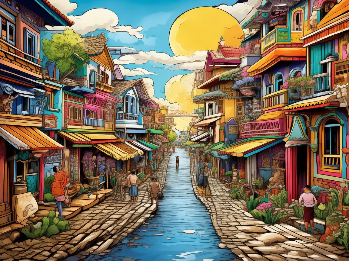 旅行插画，如何捕捉瞬间的魅力？