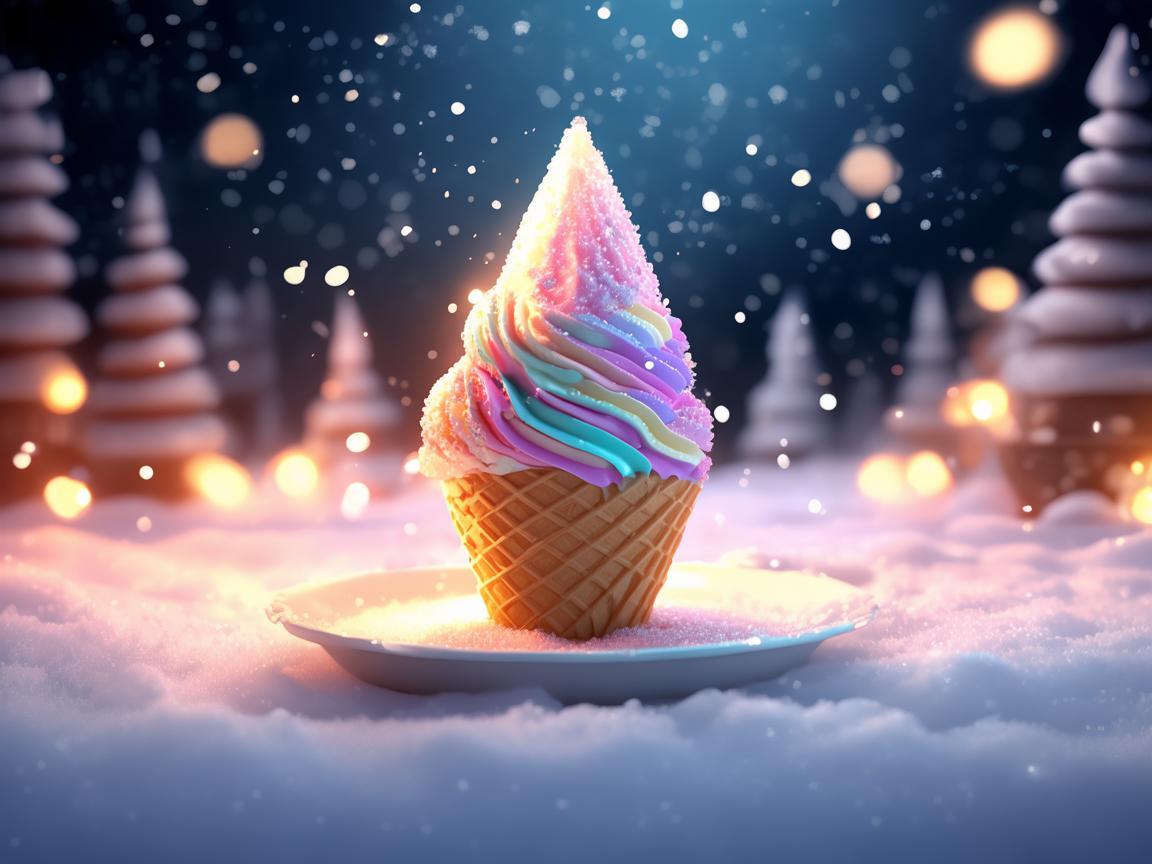 品味雪糕中的梦幻插画世界