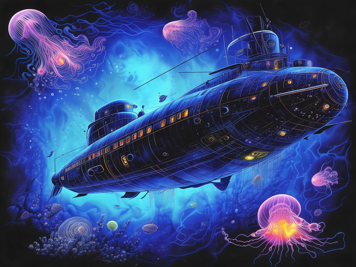 探秘潜水艇，插画笔下的深海传奇