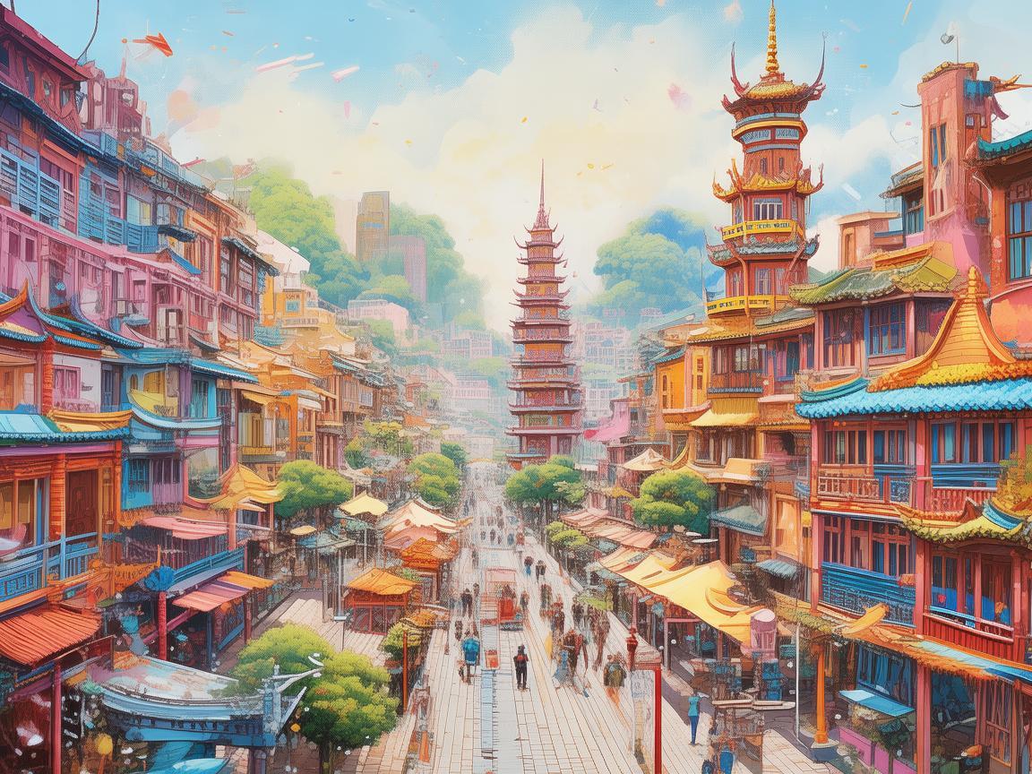 武汉，城市色彩与插画艺术的交融