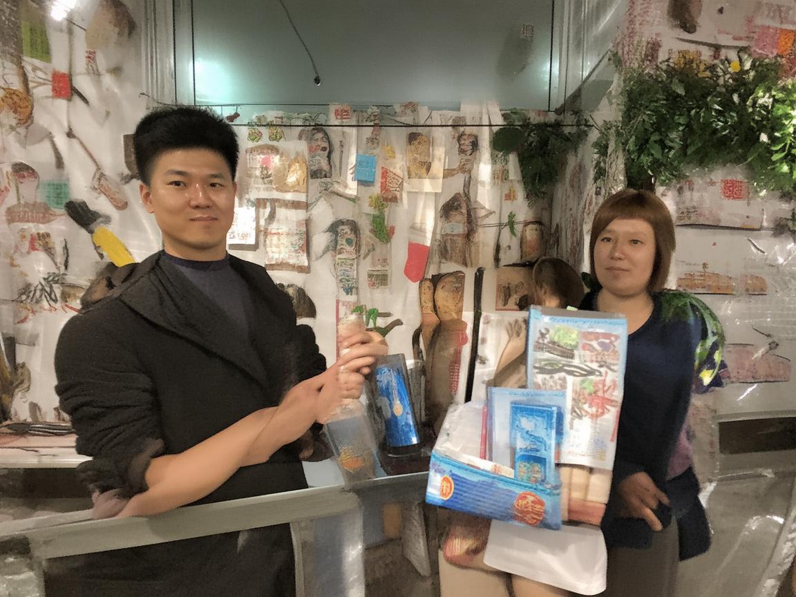 绘笔下的煎饼果子风情