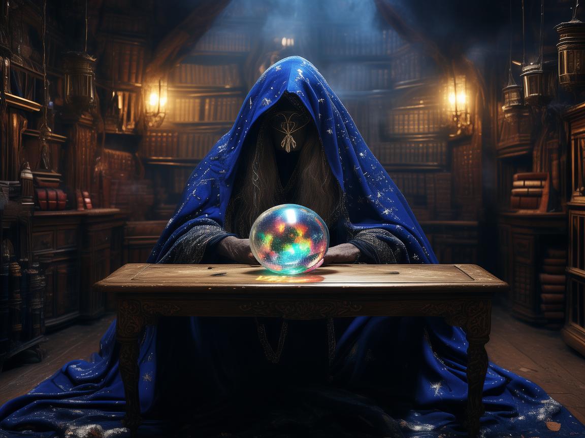 神秘算命先生的奇幻绘影