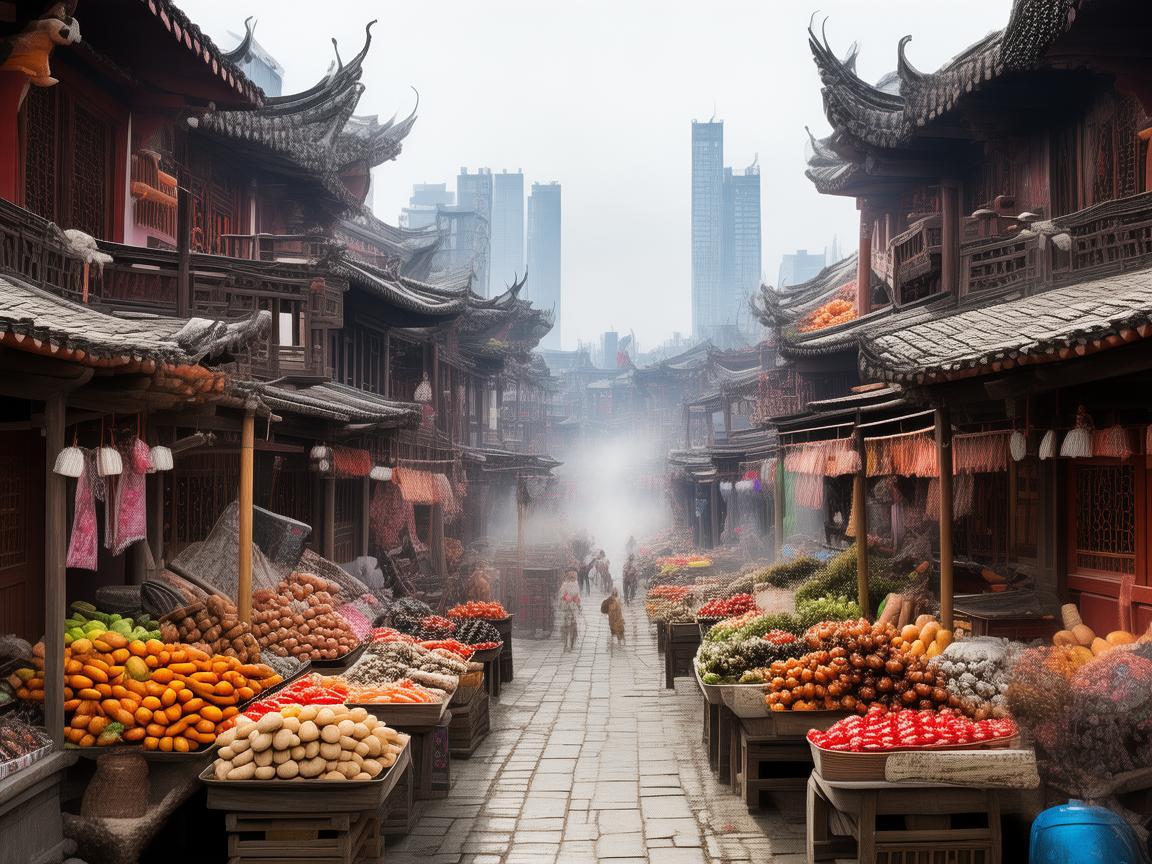 枣庄印象，如何通过插画展现鲁南古城的现代与传统的交融？