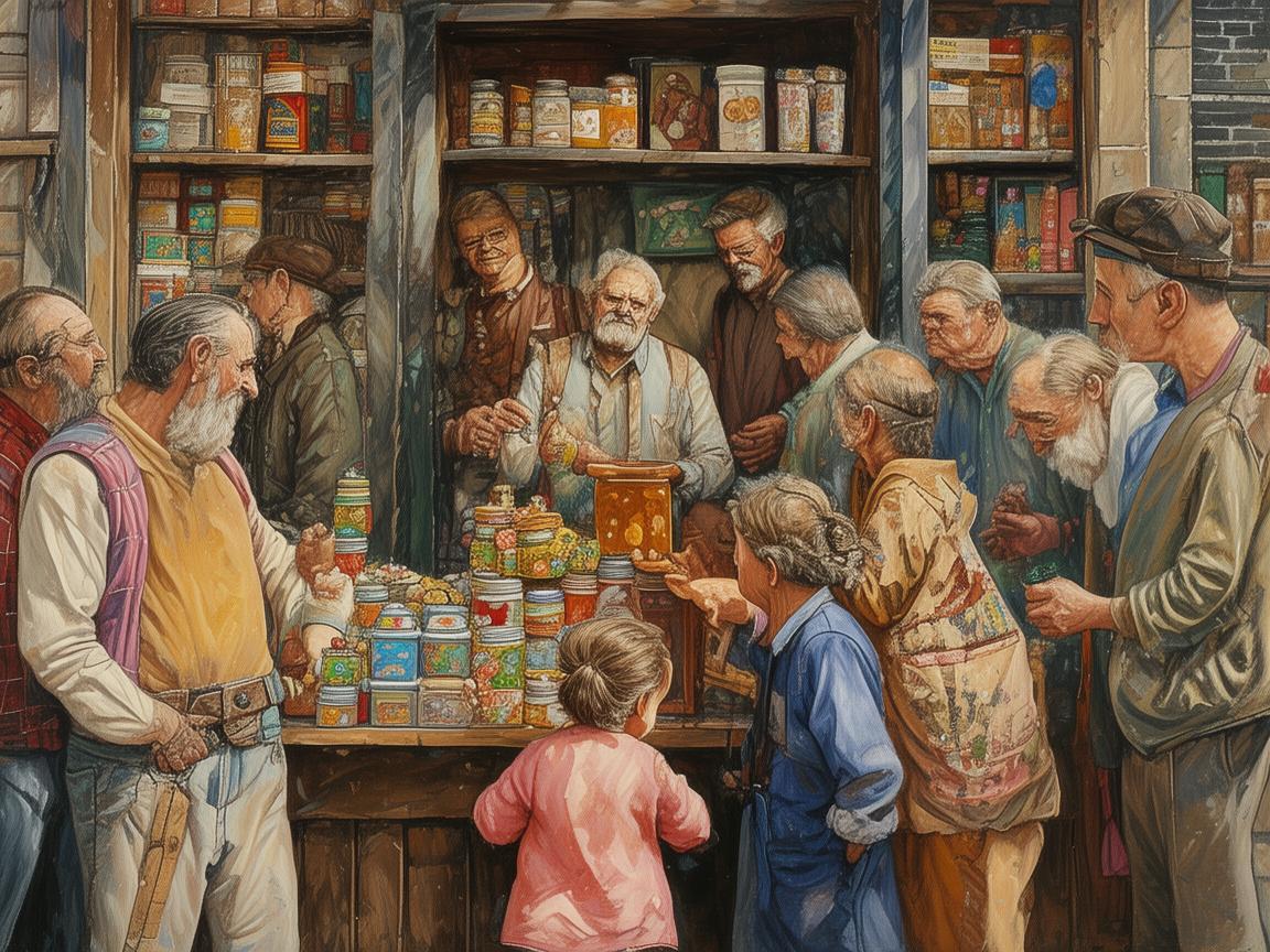 绘笔下的店主百态