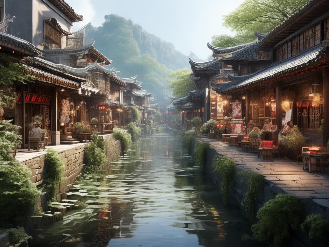 儋州风情，如何在插画中捕捉古城的现代韵律？