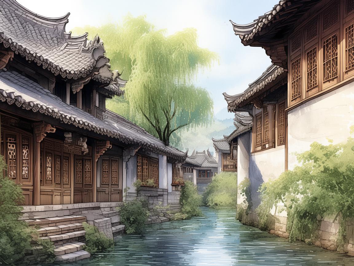 淮安古城韵味，如何通过插画展现其历史风貌？