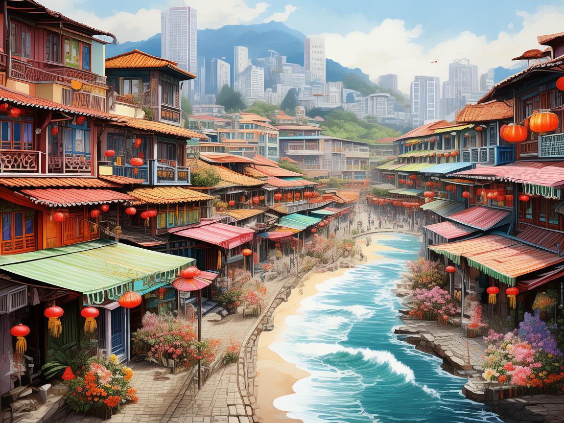 厦门的色彩斑斓，如何捕捉城市独有的插画灵感？