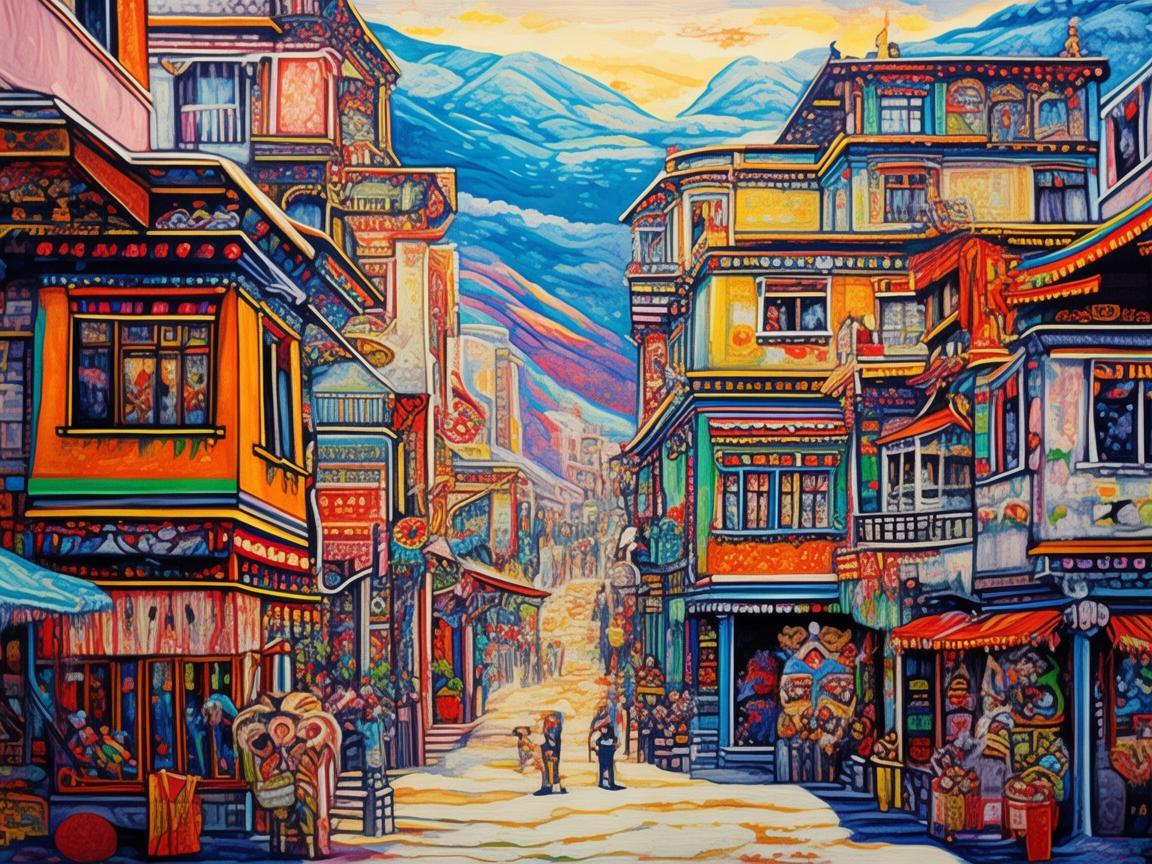 用画笔勾勒日喀则的多彩画卷