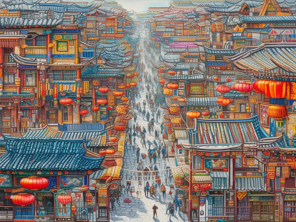 自贡印象，用画笔勾勒的多彩画卷