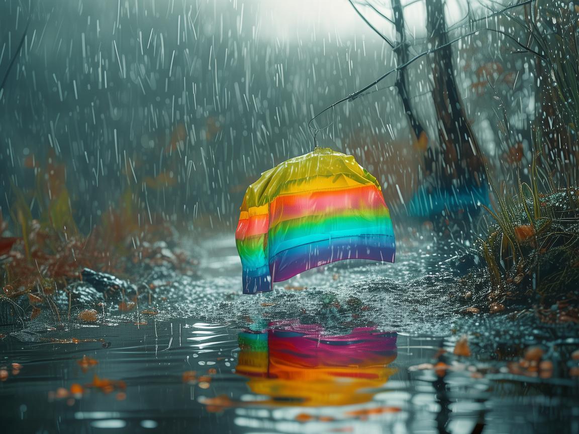 雨衣的色彩与情感，色彩心理学在插画设计中的应用