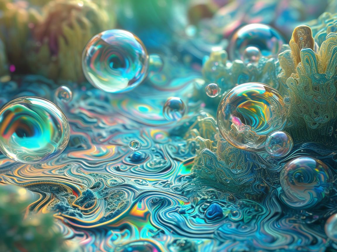 用无机化学色彩绘就插画奇景