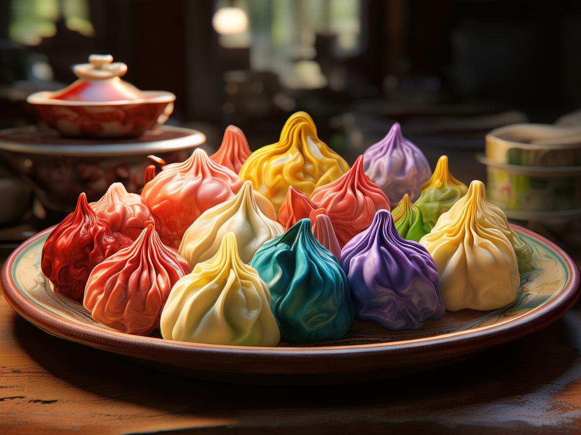 多彩饺子，绘出别样美味画卷